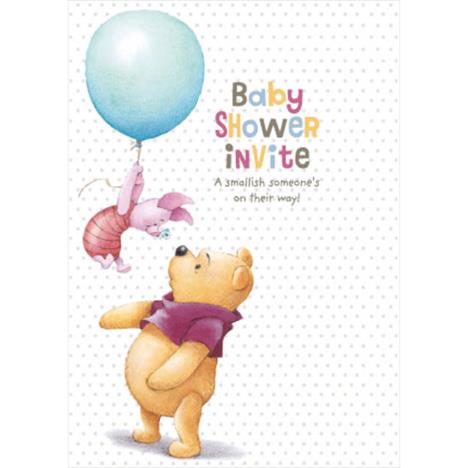 Baby Shower Invite Winnie The Pooh Cards (Pack of 8)  £3.99