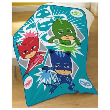 PJ Masks Turquoise Fleece Blanket  £8.99