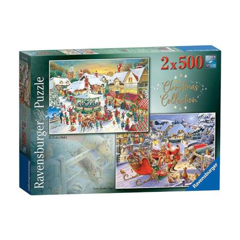 Christmas Collection Number One 2 x 500pc Jigsaw Puzzle   £14.99