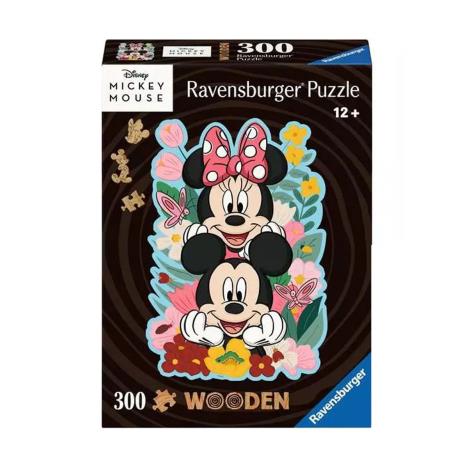 Mickey & Minnie Mouse Wooden 300pc Jigsaw Puzzle   £29.99