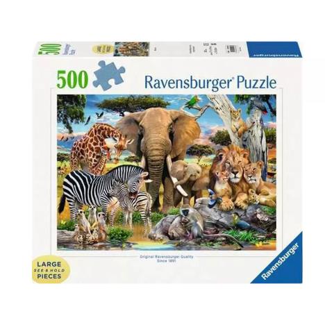 Safari Animal Baby Love 500pc Jigsaw Puzzle   £10.99