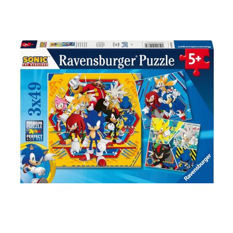 Sonic the Hedgehog 3 x 49pc Jigsaw Puzzles   £6.99