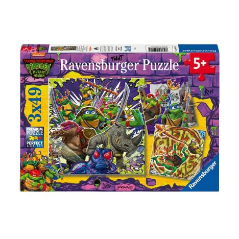 Teenage Mutant Ninja Turtles 3 x 49pc Jigsaw Puzzles   £6.99