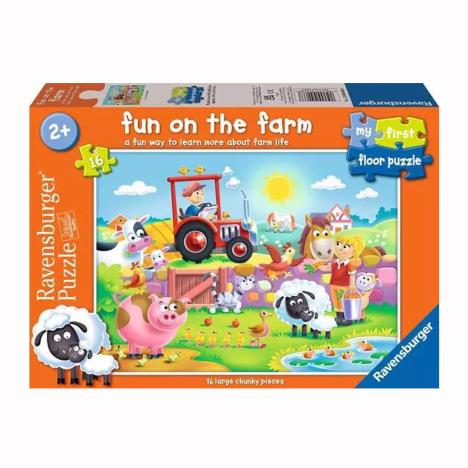 Fun on the Farm My First 16pc Giant Floor Puzzle   £11.99