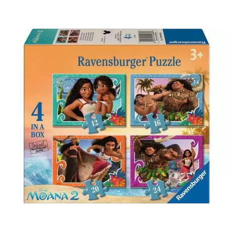 Disney Moana 2 4 in a Box Jigsaw Puzzles   £6.99