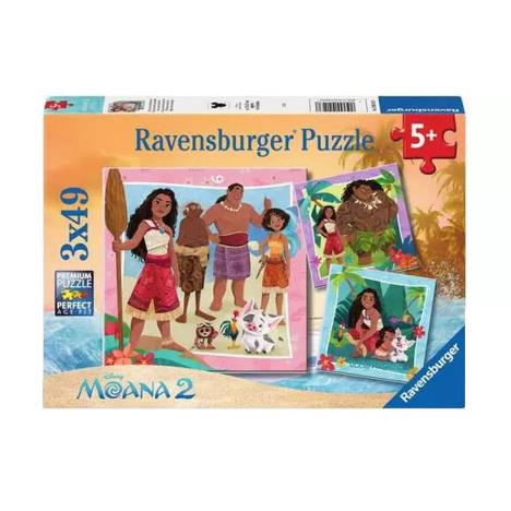 Disney Moana 2 3 x 49pc Jigsaw Puzzles   £6.99