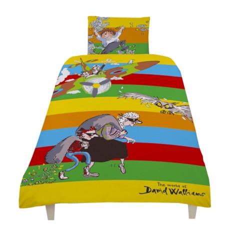 World Of David Walliams Reversible Single Duvet Cover Bedding Set  £29.99