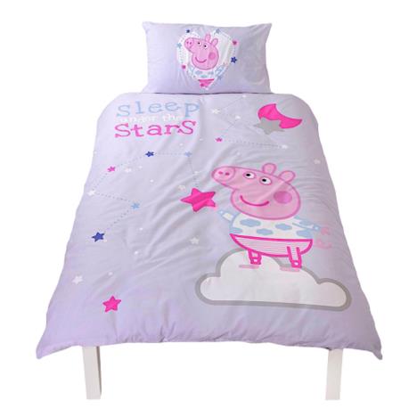 Peppa Pig Sleepy Reversible Single Duvet Cover Bedding Set  £29.99