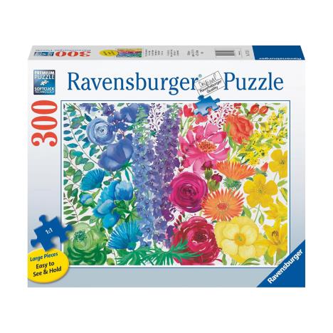 Floral Rainbow 300pc Jigsaw Puzzle   £10.99