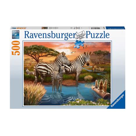 Zebra’s At Waterhole 500pc Jigsaw Puzzle  £10.99