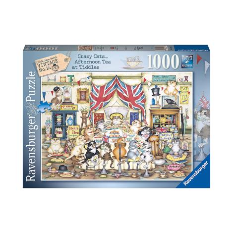 Crazy Cats Afternoon at Tiddles 1000pc Jigsaw Puzzle  £14.99