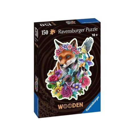 Shaped Fox Wooden 150pc Jigsaw Puzzle  £24.99