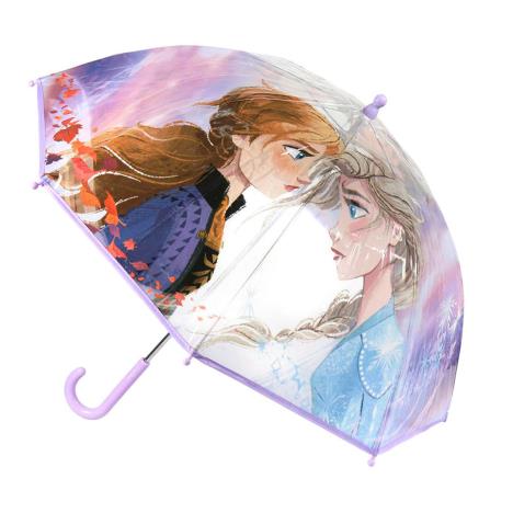 Disney Frozen Anna & Elsa Manual Clear Umbrella  £8.99