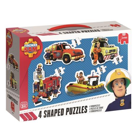 Fireman Sam 4 in 1 Shaped Jigsaw Puzzles  £7.99