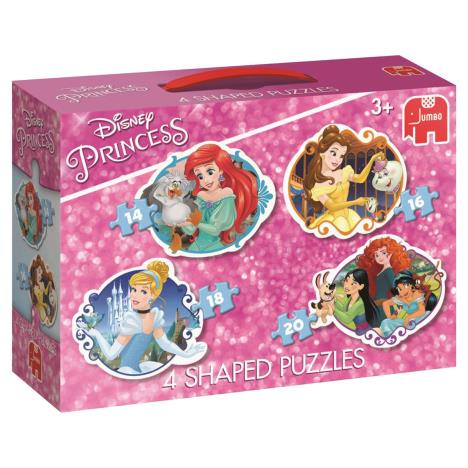 Disney Princess 4 in 1 Shaped Jigsaw Puzzles  £8.99