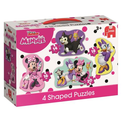 Minnie Mouse Happy Helpers 4 in 1 Shaped Jigsaw Puzzles  £8.99