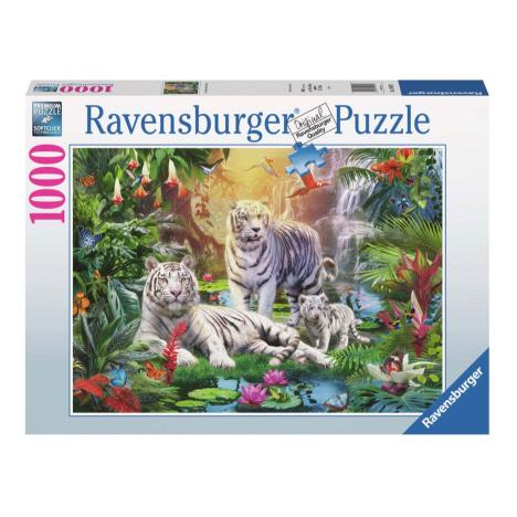 White Tiger Family 1000pc XXL Jigsaw Puzzle   £14.99