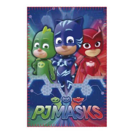 PJ Masks Time To Be A Hero Blue Fleece Blanket ...