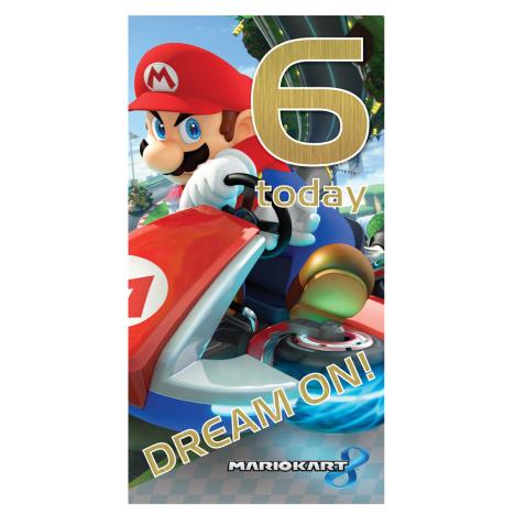 6 Today Mario Kart Super Mario Bros Birthday Card  £1.99