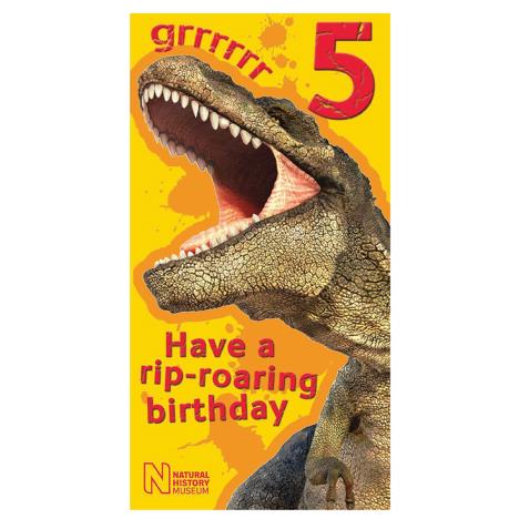 5th Birthday Natural History Museum Birthday Card  £2.39