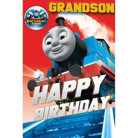 Grandson Thomas & Friends Birthday Card With Badge  £2.69