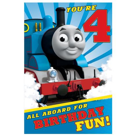 You're 4 Thomas & Friends Birthday Card (230949) - Character Brands