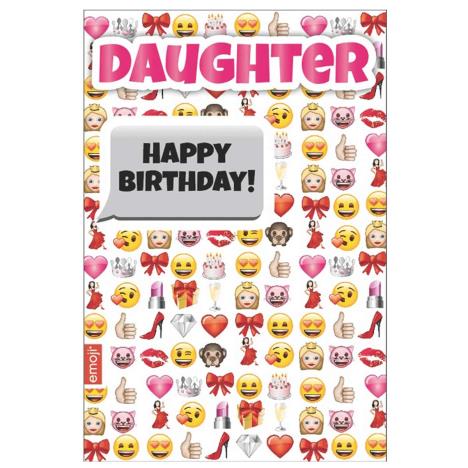 Daughter Emoji Birthday Card  £2.69