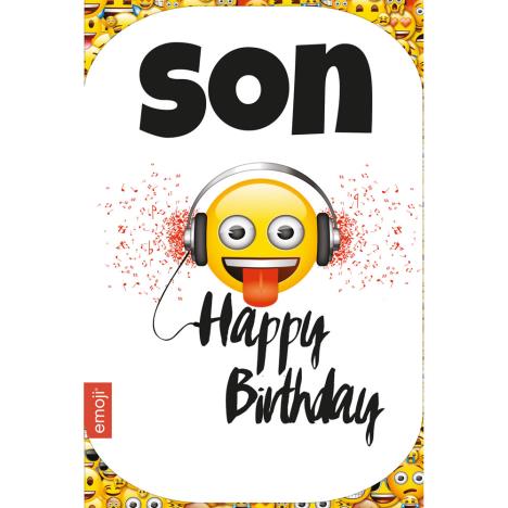 Son Smiley Happy Birthday Emoji Birthday Card  £2.69