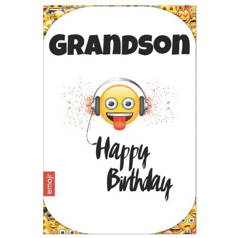 Grandson Emoji Birthday Card  £2.39