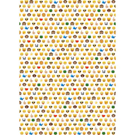 4m Emoji Roll Wrap  £2.99