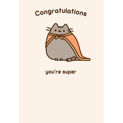 Congratulations Pusheen Card   £2.10