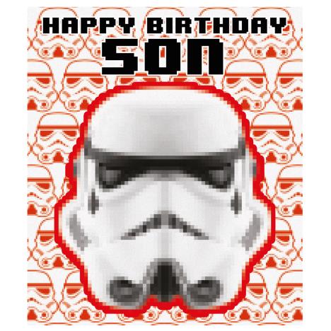 Son Storm Trooper Star Wars Birthday Card  £1.99