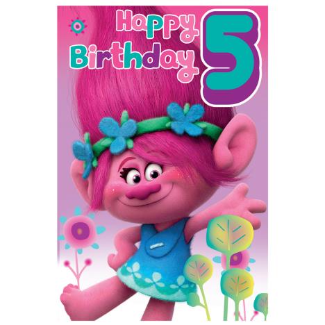 5th Birthday Trolls Birthday Card  £0.99