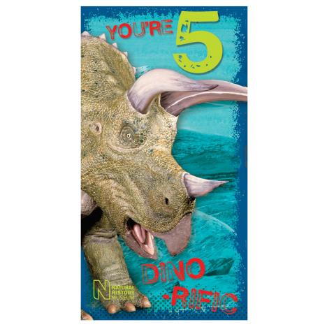 You Are 5 Dino-rific Natural History Museum Birthday Card  £1.99