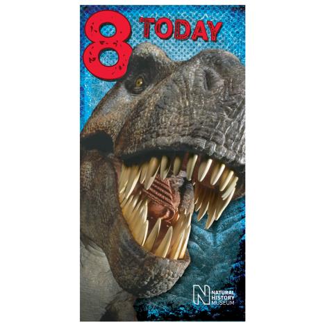 8th Birthday 8 Today Natural History Museum Birthday Card  £2.39