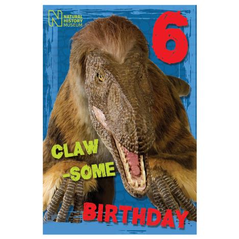 6th Birthday Natural History Museum Birthday Card  £1.99