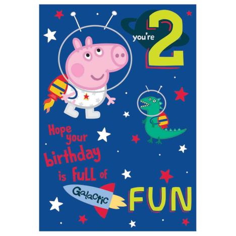 2 Today Peppa Pig Birthday Card  £1.89