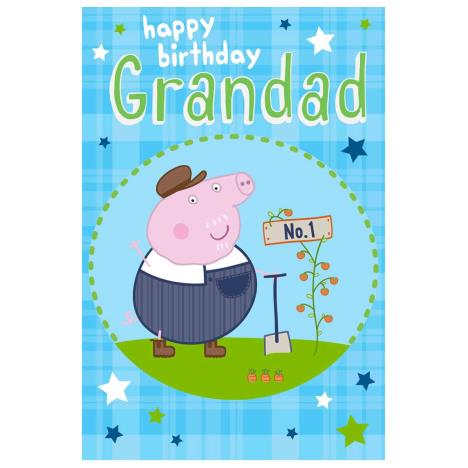 No. 1 Grandad Peppa Pig Birthday Card  £1.99