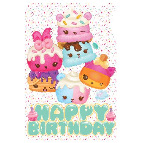 Happy Birthday Shaped Num Noms Birthday Card (248432) - Character Brands