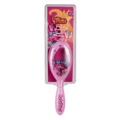 Trolls Poppy Hair Brush & Clips Set  £8.49