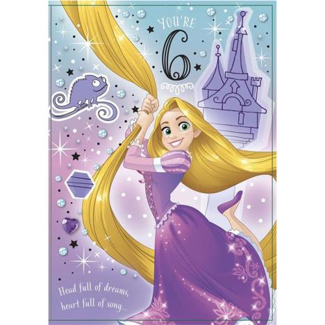 6th Birthday Rapunzel Disney Princess Birthday Card  £1.85