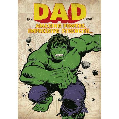 Dad Marvel Incredible Hulk Birthday Card  £2.40