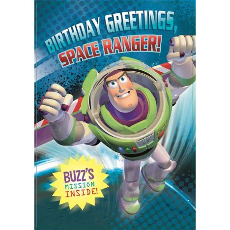 Space Ranger Disney Toy Story Activity Birthday Card (25455574 