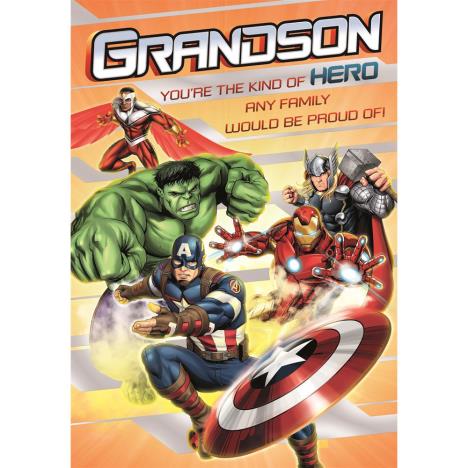 Grandson Marvel Avengers Birthday Card (25460991) - Character Brands