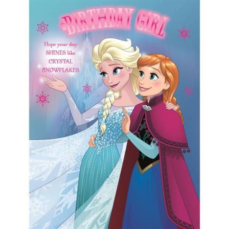 Birthday Girl Disney Frozen Large Birthday Card  £3.40