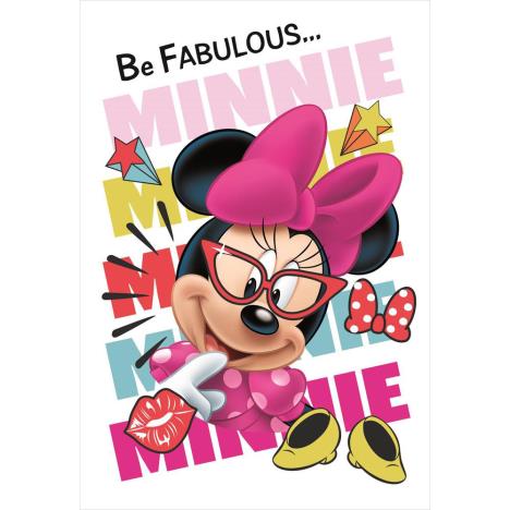 Be Fabulous Disney Minnie Mouse Birthday Card  £1.40