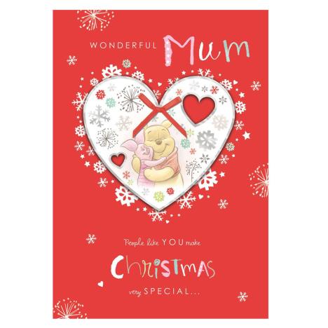 Wonderful Mum Winnie The Pooh Christmas Card  £2.80