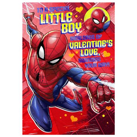 Special Little Boy Spiderman Badged Valentine