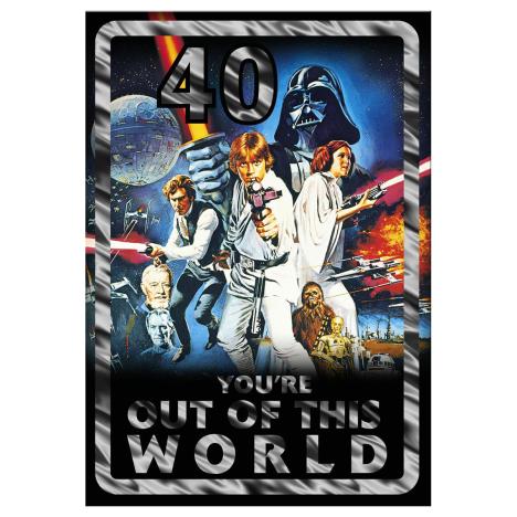 Star Wars Age 40 Birthday Card  £2.80