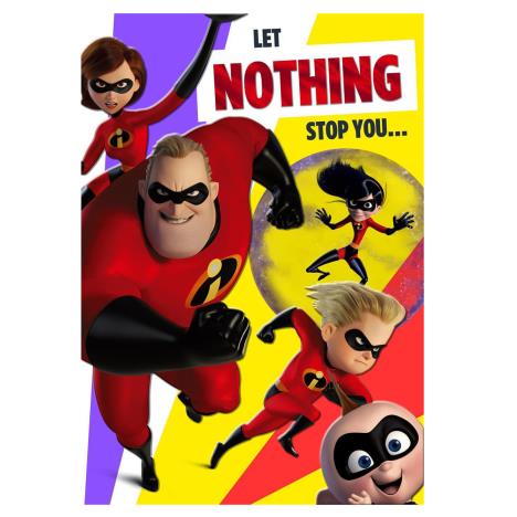 Incredibles In Action Birthday Card  £2.40